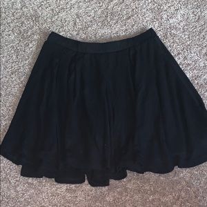 Black skater skirt